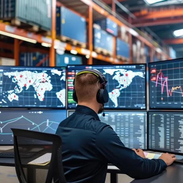Centro de monitoreo para operaciones logísticas